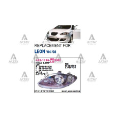 DEPO-DPO-445-1116L-LDEM2 FAR LEON / ALTEA / TOLEDO 04-08 SOL SİSSİZ